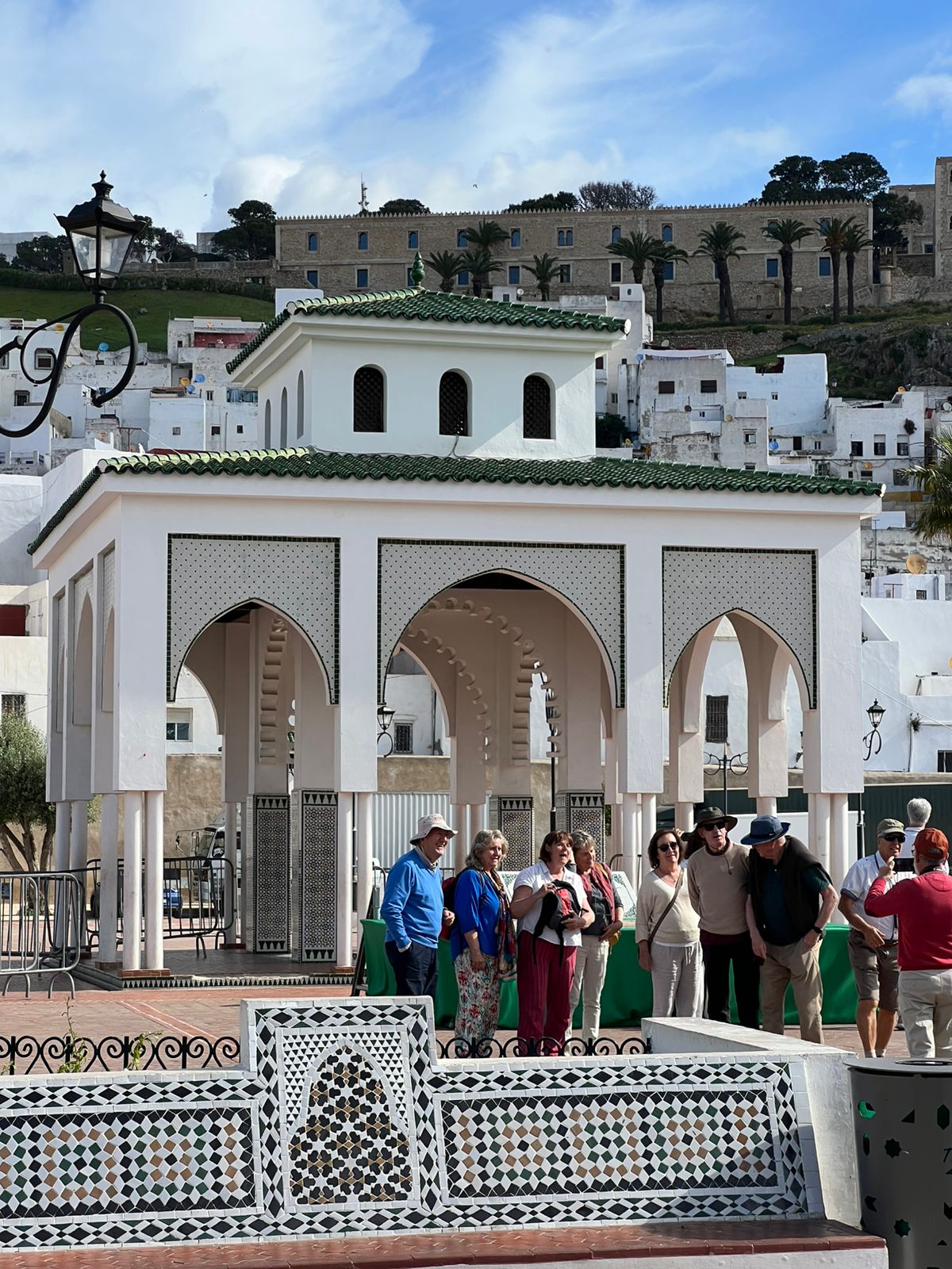 Desert landscape with mountains